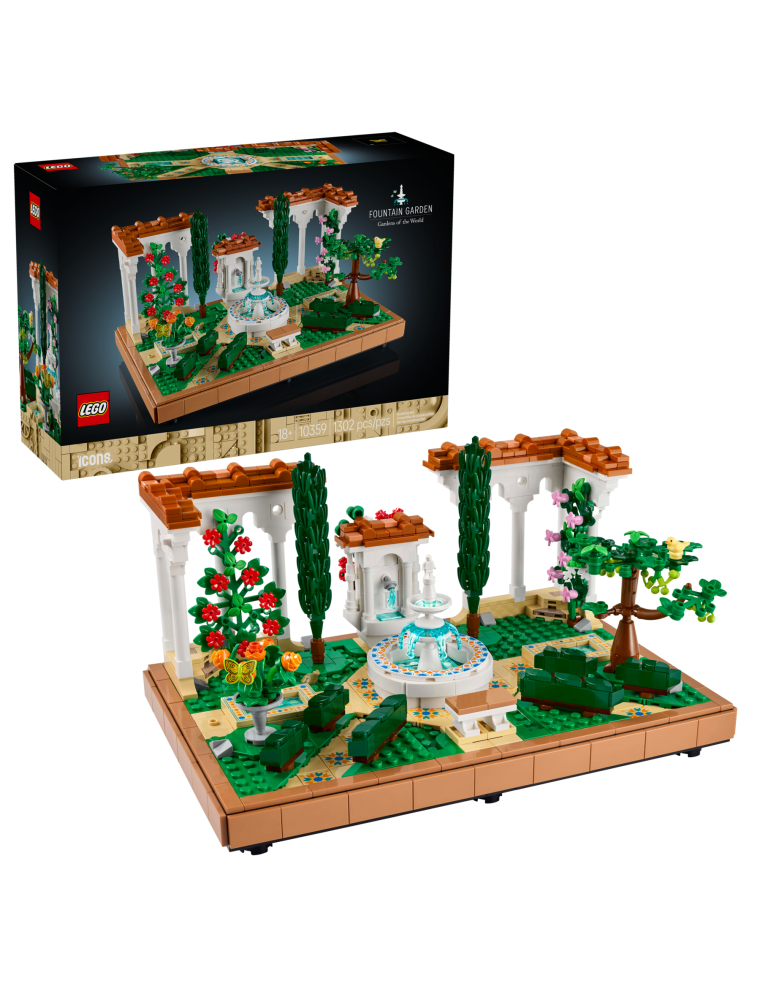 LEGO ICONS 10359 - IL GIARDINO DELLA FONTANA