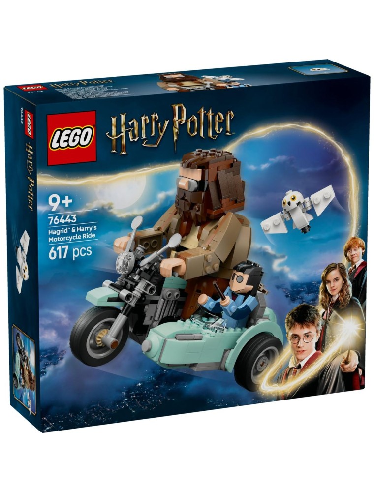 LEGO HARRY POTTER 76443 - GIRO SUL SIDECAR DI HAGRID E HARRY