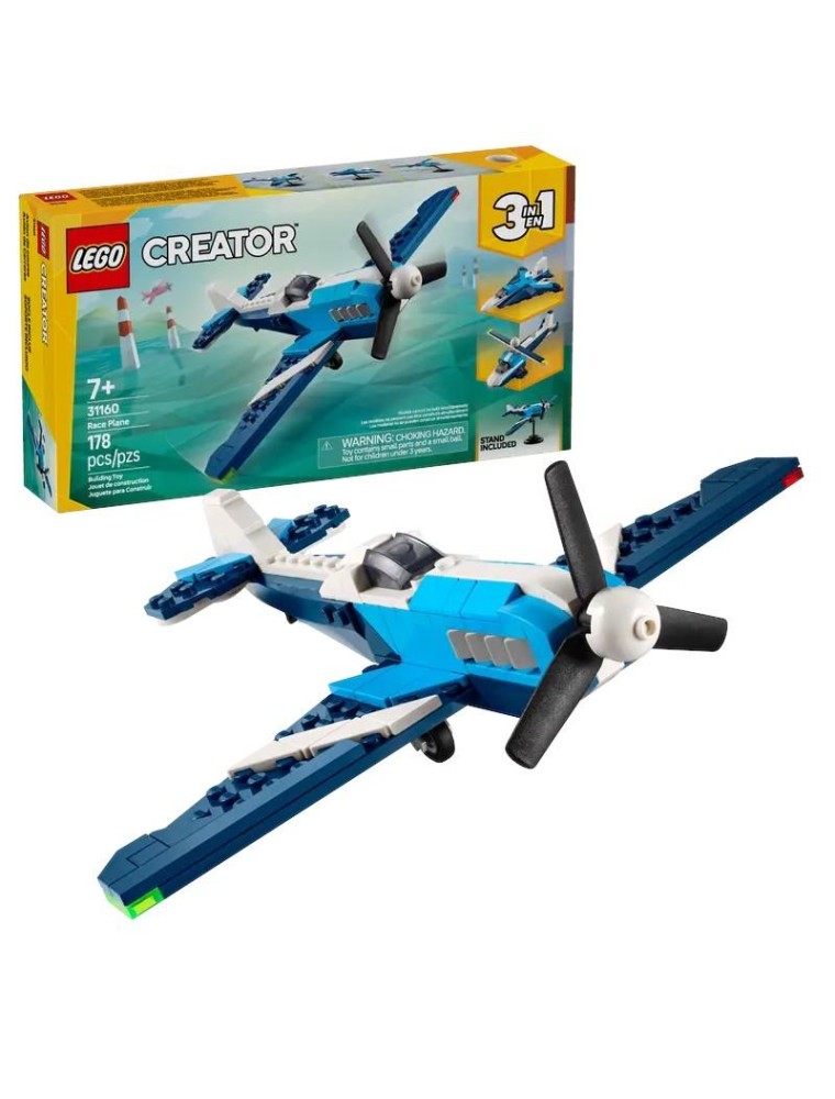 LEGO CREATOR 31160 - VELIVOLO: AEREO DA COMPETIZIONE