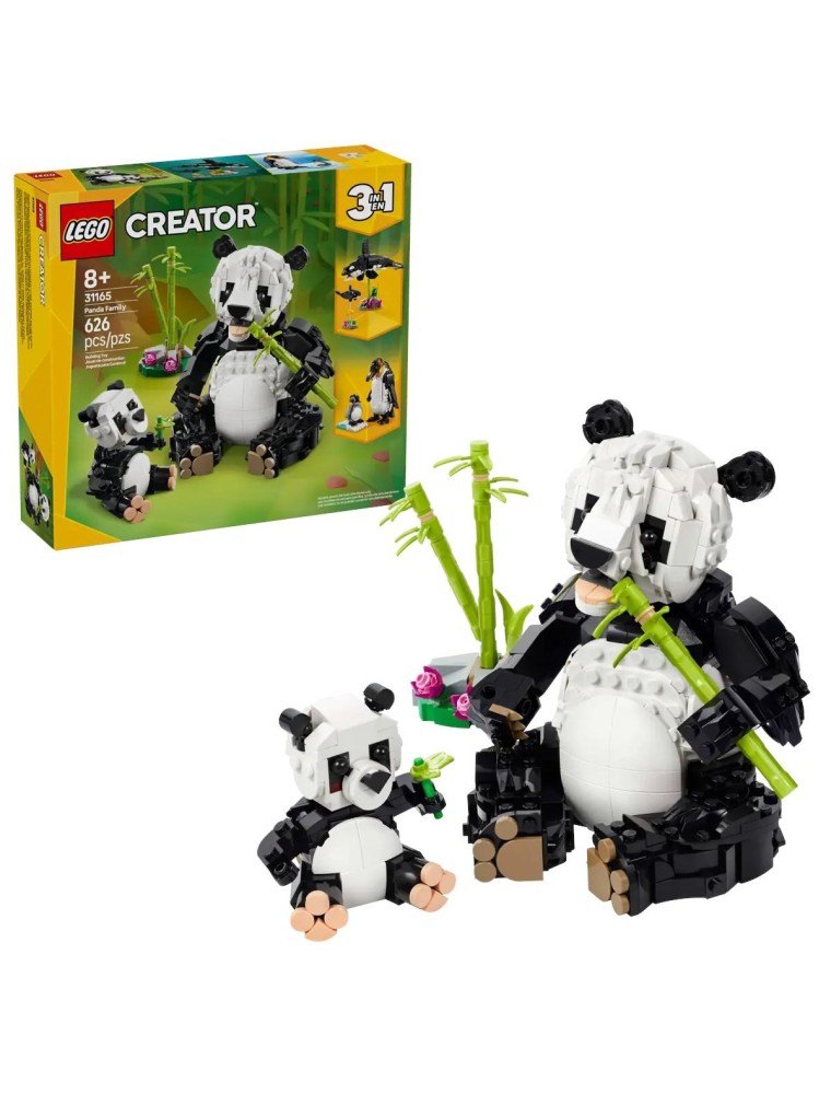 LEGO CREATOR 31165 - ANIMALI SELVATICI: FAMIGLIA DI PANDA