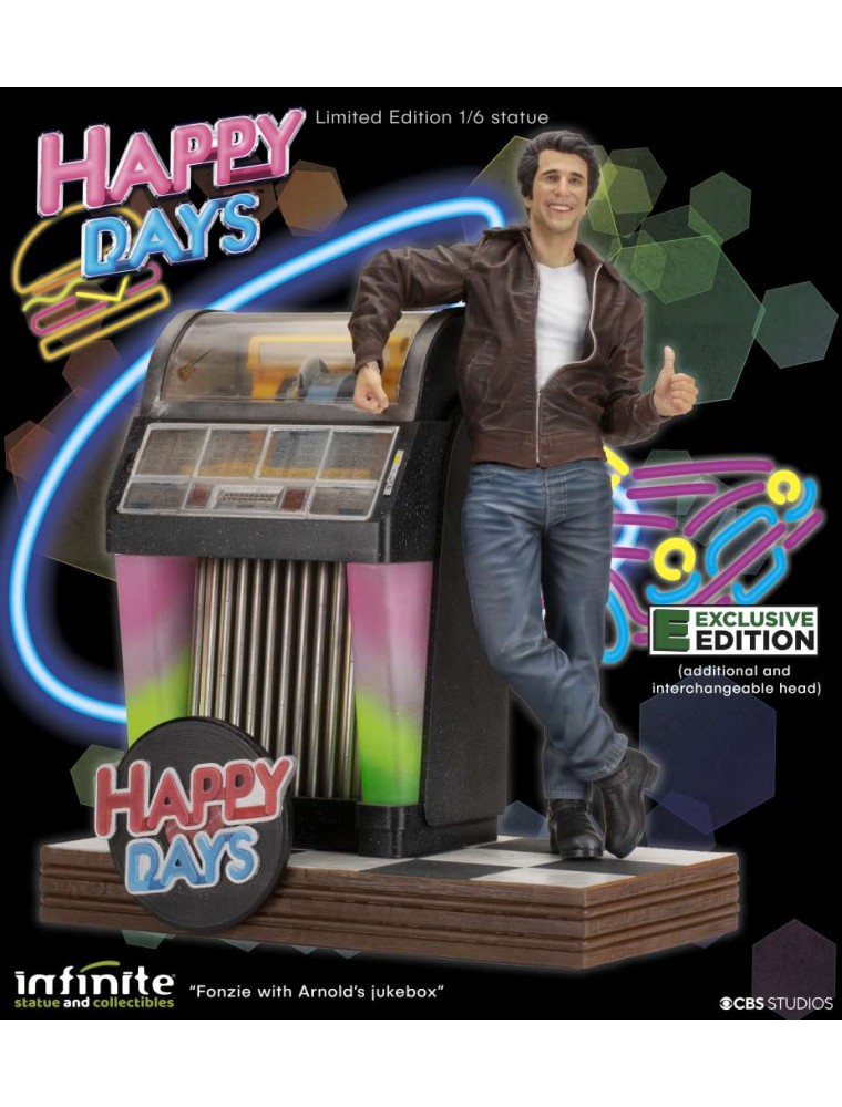 Fonzie Happy Days O&r 1/6  Esclusiva St Statua Infinite Statua