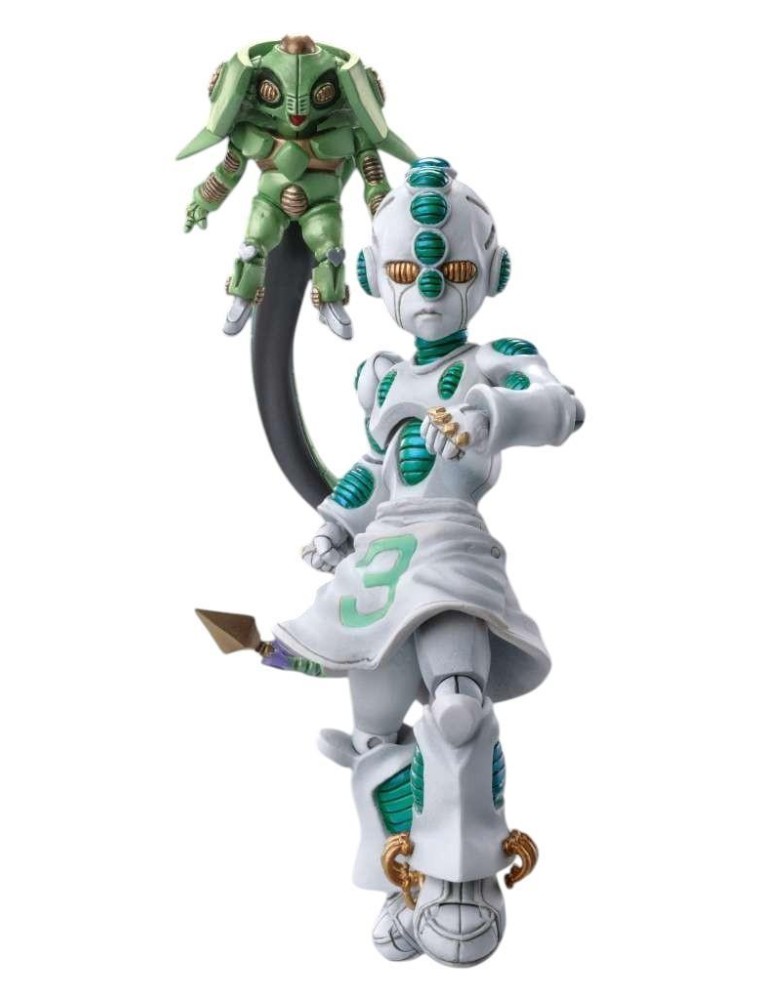 Jojo's Bizarre Adventure 4 Action Figura Ec Act2 & Ec Act3 8Cm Scatola Rovinata