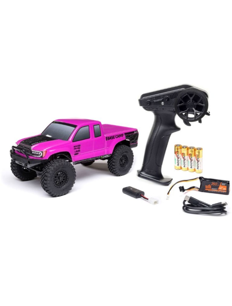 Axial - SCX24 Base Camp 4WD fucsia 1/24 Rock Crawler Brushed RT