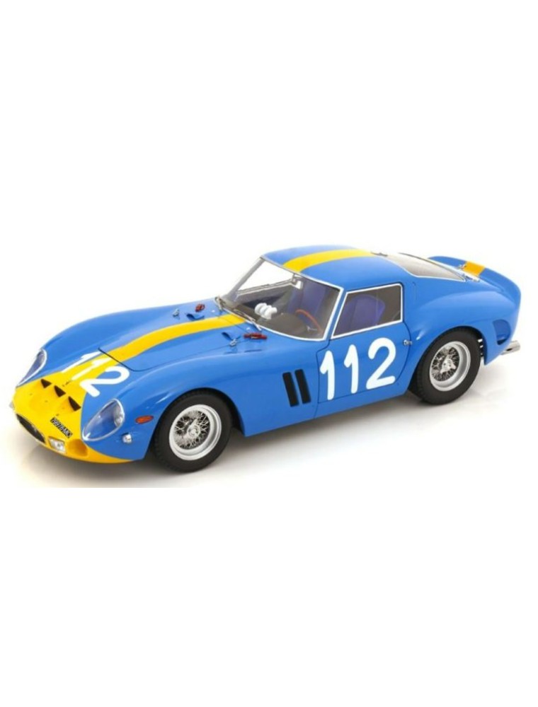 KK-SCALE - Ferrari 250 GTO blu e gialla #112 1/12 Targa Florio 1964