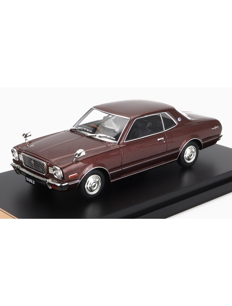 TOYOTA - TOYOPET CORONA MKII HT 2600 GRANDE (X30) 1976 - BROWN MET - 1/43