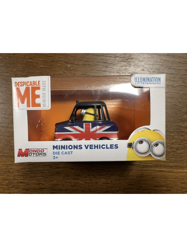 Mondo Motors - MINIONS VEHICLES auto inglese 1:43