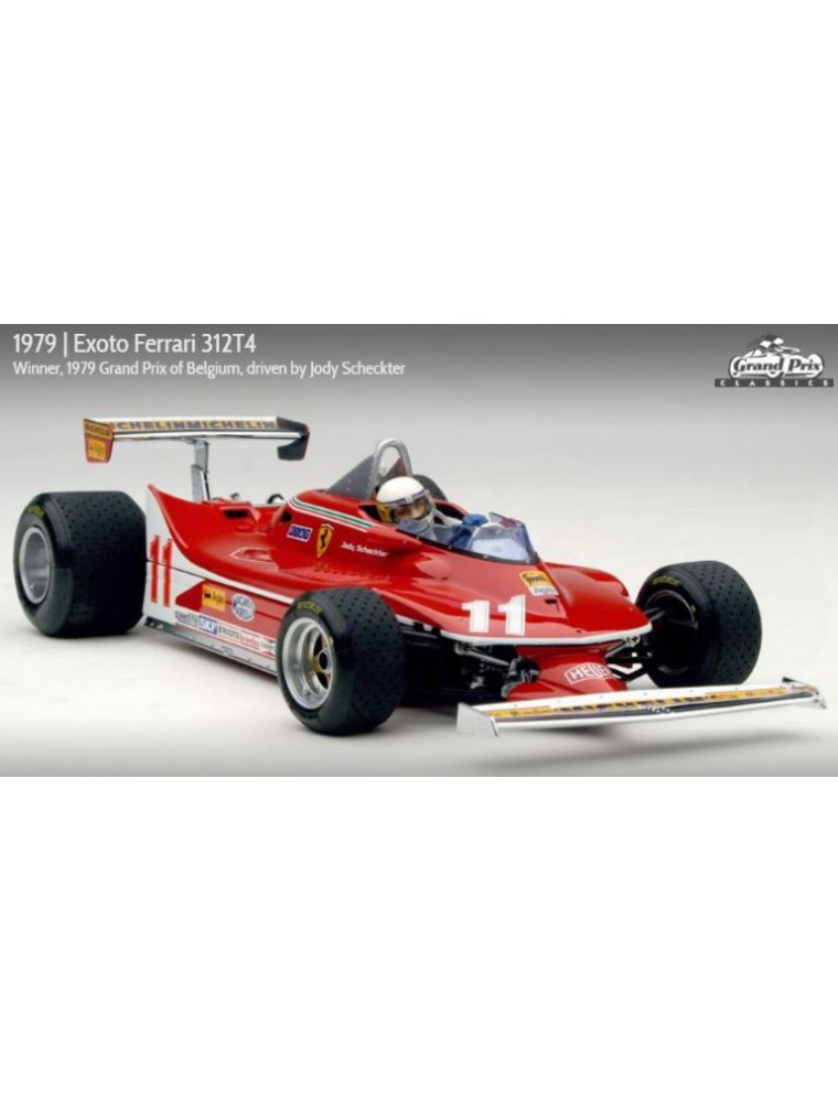 Exoto - Ferrari 312T4 Jody Scheckter 1/18 Winner 1979 Grand Prix of Belgium