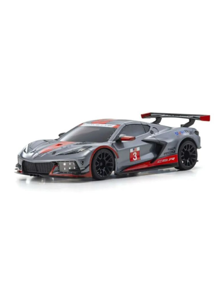 Kyosho - Carrozzeria Chevrolet Corvette C8R Gun Metal/Red (W-MM) Mini-Z