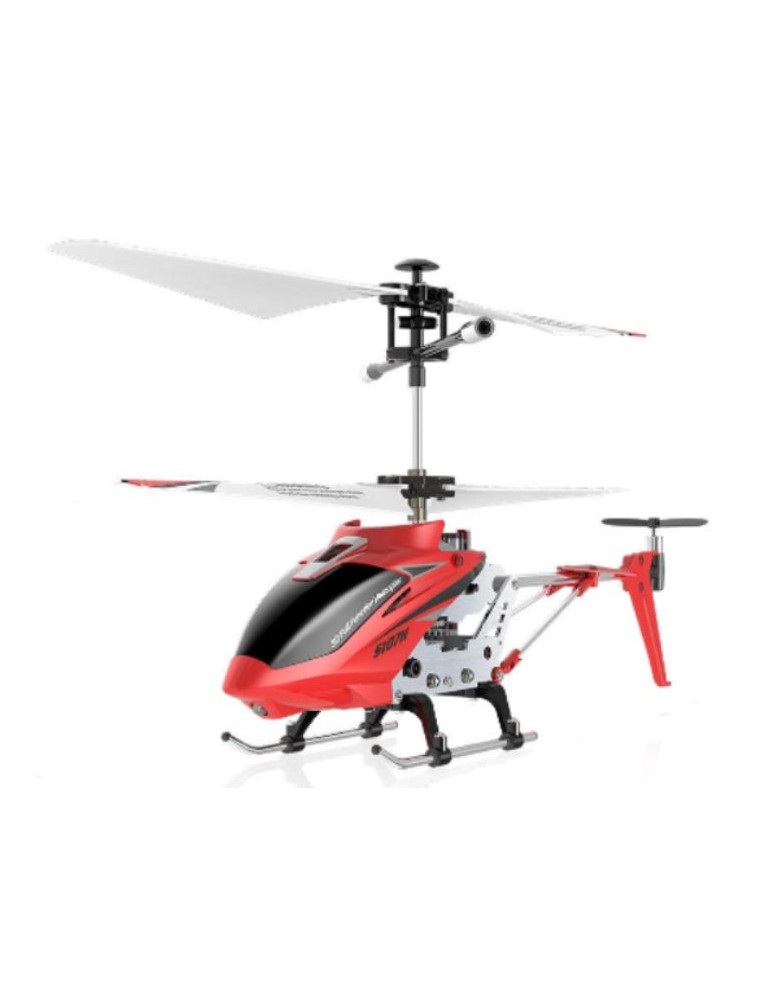 Syma - Elicottero S107G rosso coassiale con sensore barometrico