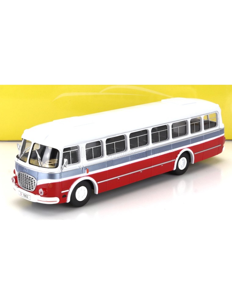 SKODA - 706 AUTOBUS RTO 1961 - WHITE RED SILVER - 1/43