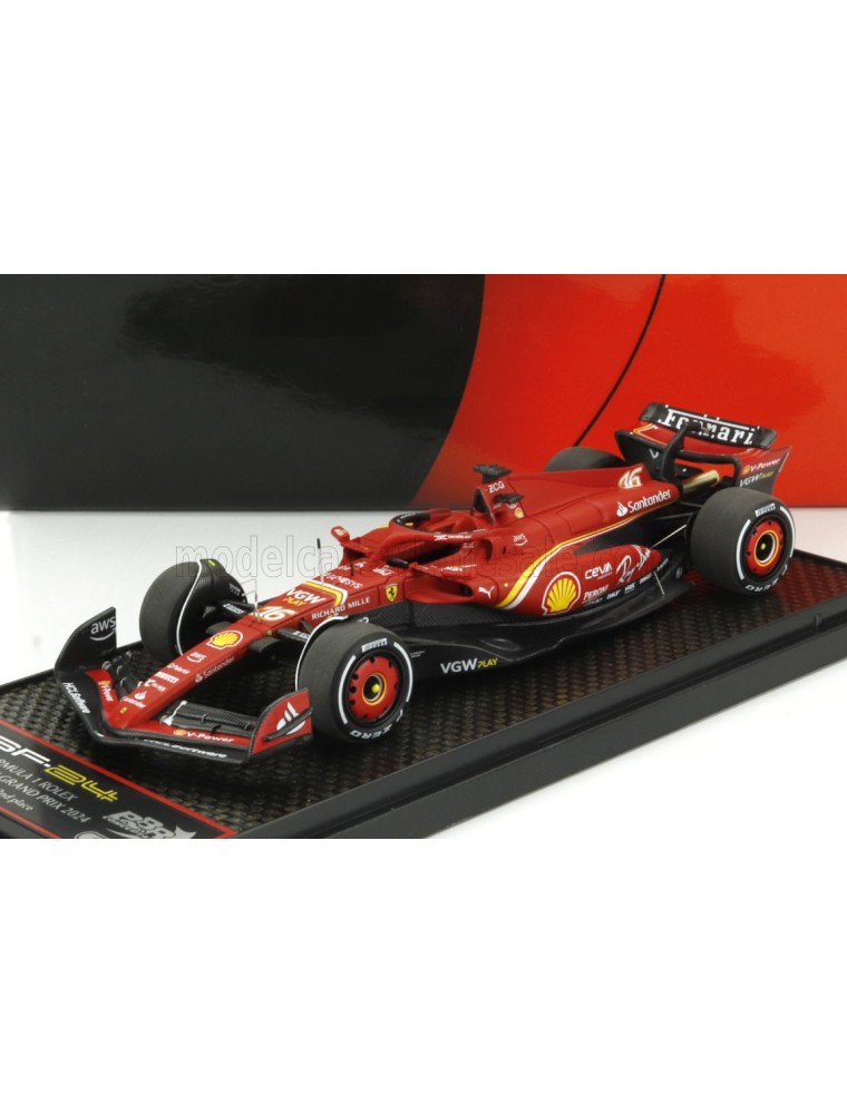 FERRARI - F1  SF-24 TEAM SCUDERIA FERRARI N 16 AUSTRALIAN GP 2024 CHARLES LECLERC - RED BLACK - 1/43