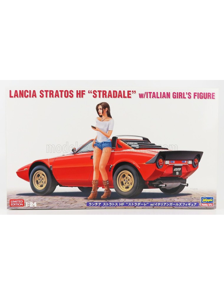 LANCIA - STRATOS HF 1974 WITH ITALIAN GIRL'S FIGURE - / - 1/24