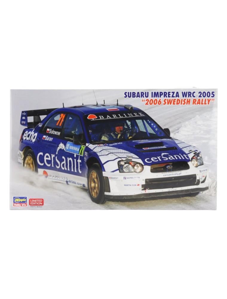 SUBARU - IMPREZA WRC TEAM CERSANIT N 71 RALLY SWEDEN 2006 MICHAL SOLOWOW - MACIEJ BARAN - / - 1/24