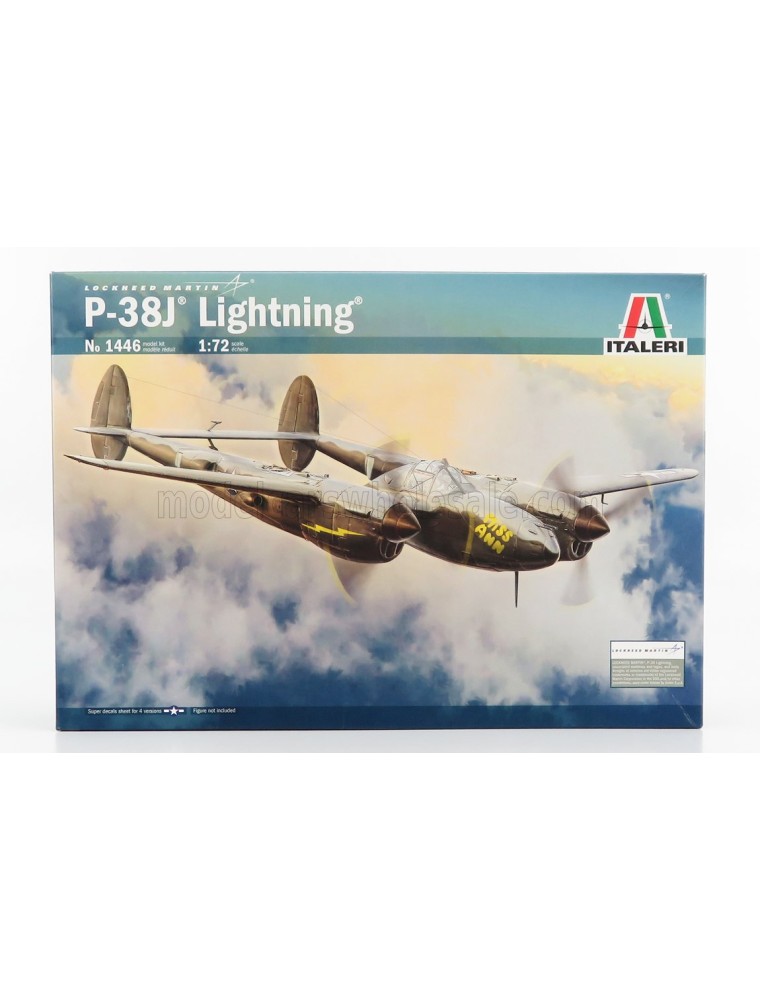 LOCKHEED MARTIN - P-38J LIGHTNING CACCIA AIRPLANE 1939 - / - 1/72