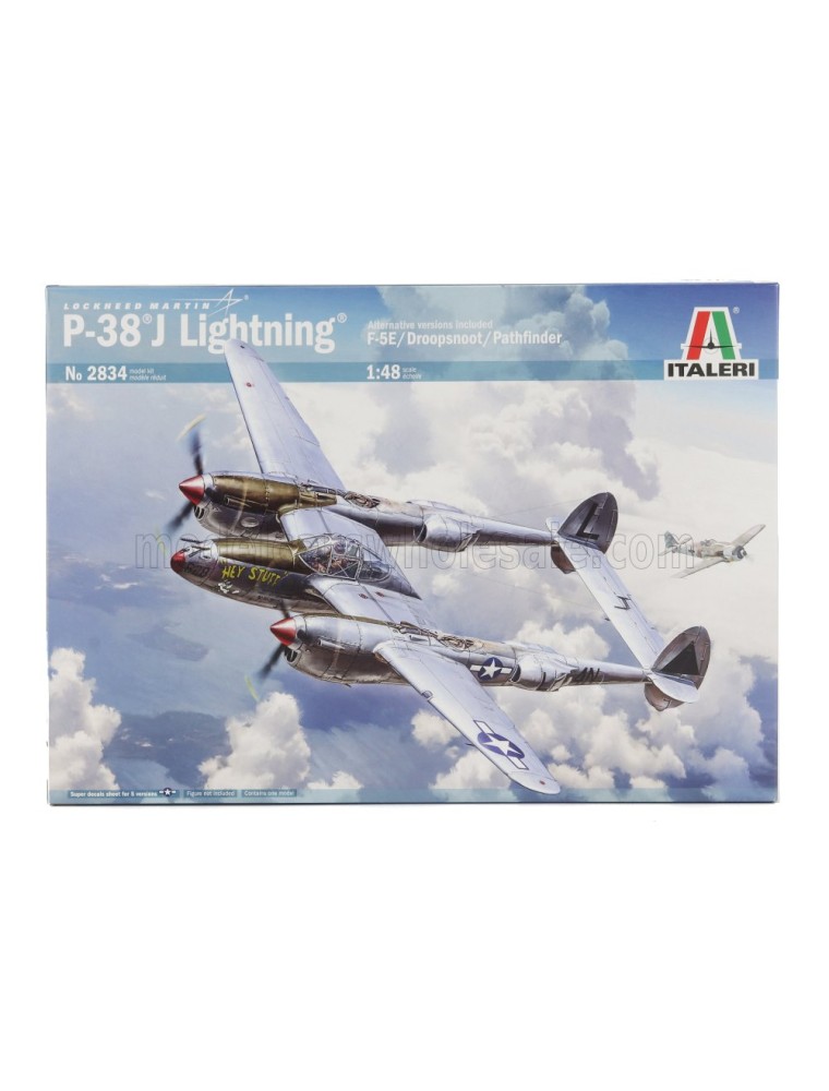 LOCKHEED MARTIN - P-38J LIGHTNING CACCIA AIRPLANE 1939 - / - 1/48