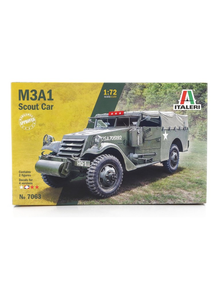 WHITE MOTOR COMPANY - M3A1 SCOUT CAR U.S TANK MILITARY 1944 - / - 1/72