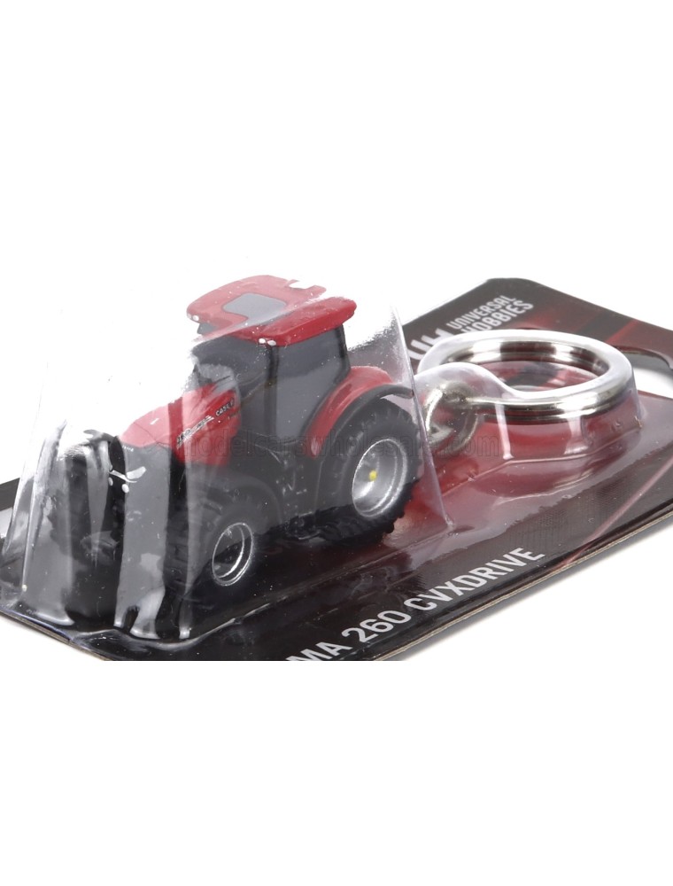 CASE-IH - PORTACHIAVI - KEYRING PUMA 260 CVX DRIVE TRACTOR 2022 - CM. 4.0 - RED BLACK - 1/87