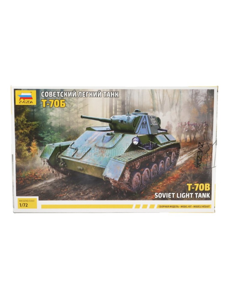 TANK - SOVIET LIGHT TANK T-70B MILITARY 1945 - / - 1/72