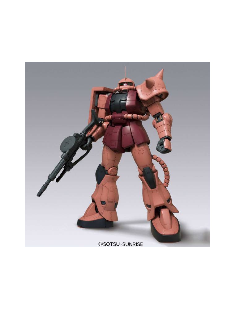 BANDAI MODEL KIT MEGASIZE ZAKU MS-06S (ROSSO) 1/48 MODEL KIT