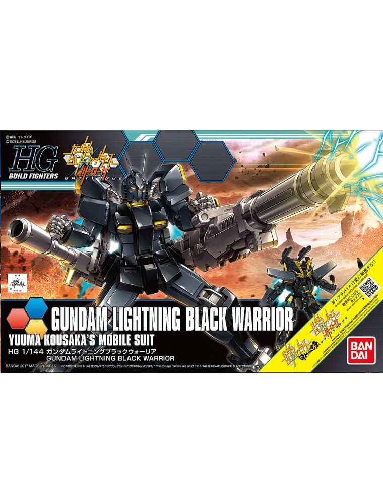 GUNDAM HIGH GRADE HGBF MODEL KIT Fulmineblack Warr 1/144 BANDAI