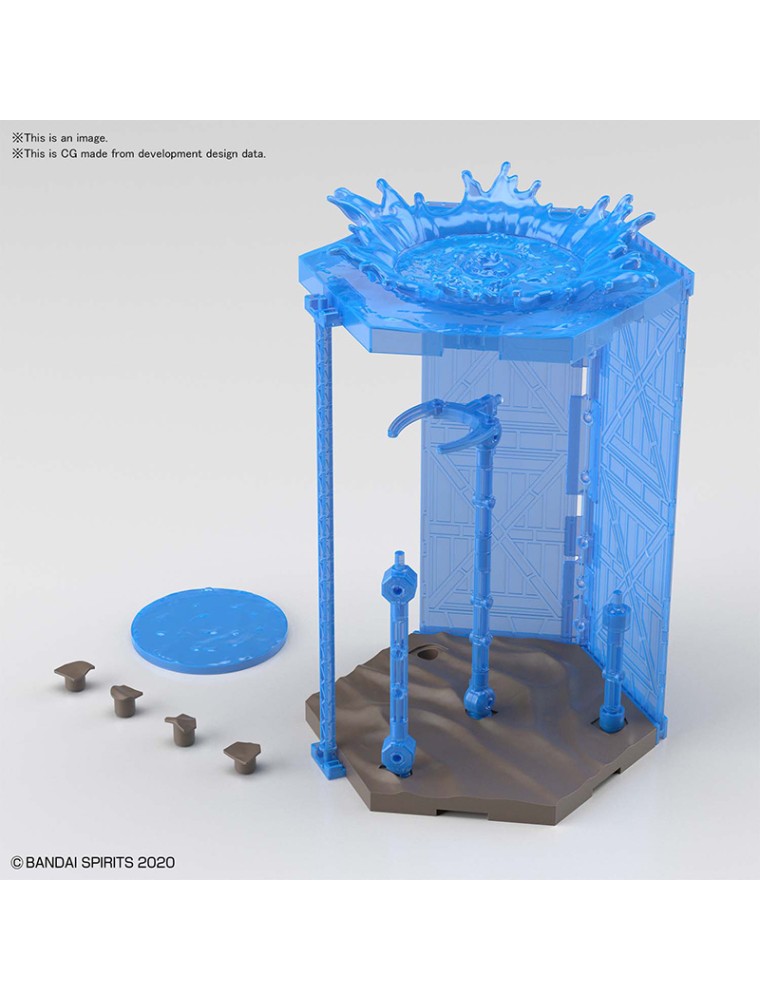 BANDAI MODEL KIT CUSTOMIZE SCENE BASE WATER FIELD VER MODEL KIT