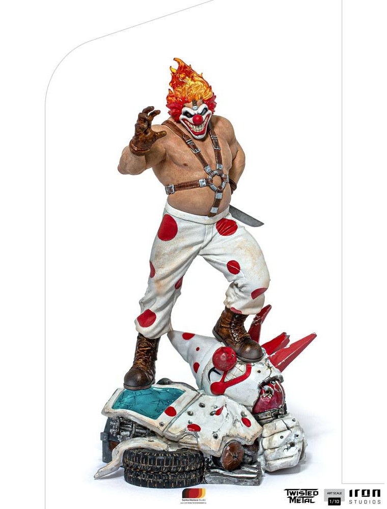 Twisted Metal Art Scale Statua 1/10 Sweet Tooth 27 Cm Iron Studios