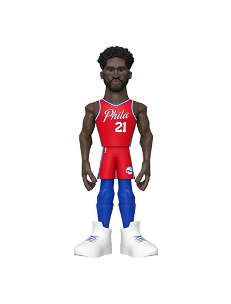 Nba: Sixers Vinil Gold Figure Joel Embiid 13 Cm Funko