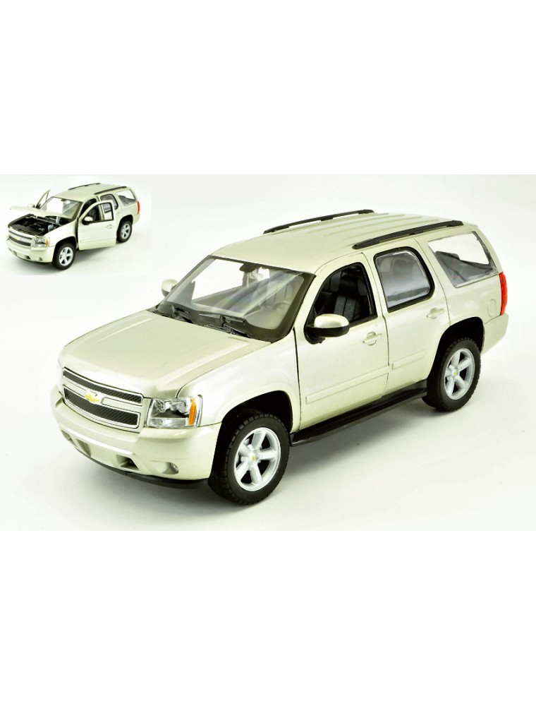 Welly WE22509GD CHEVROLET TAHOE 2008 SILVER 1:24-27 Modellino