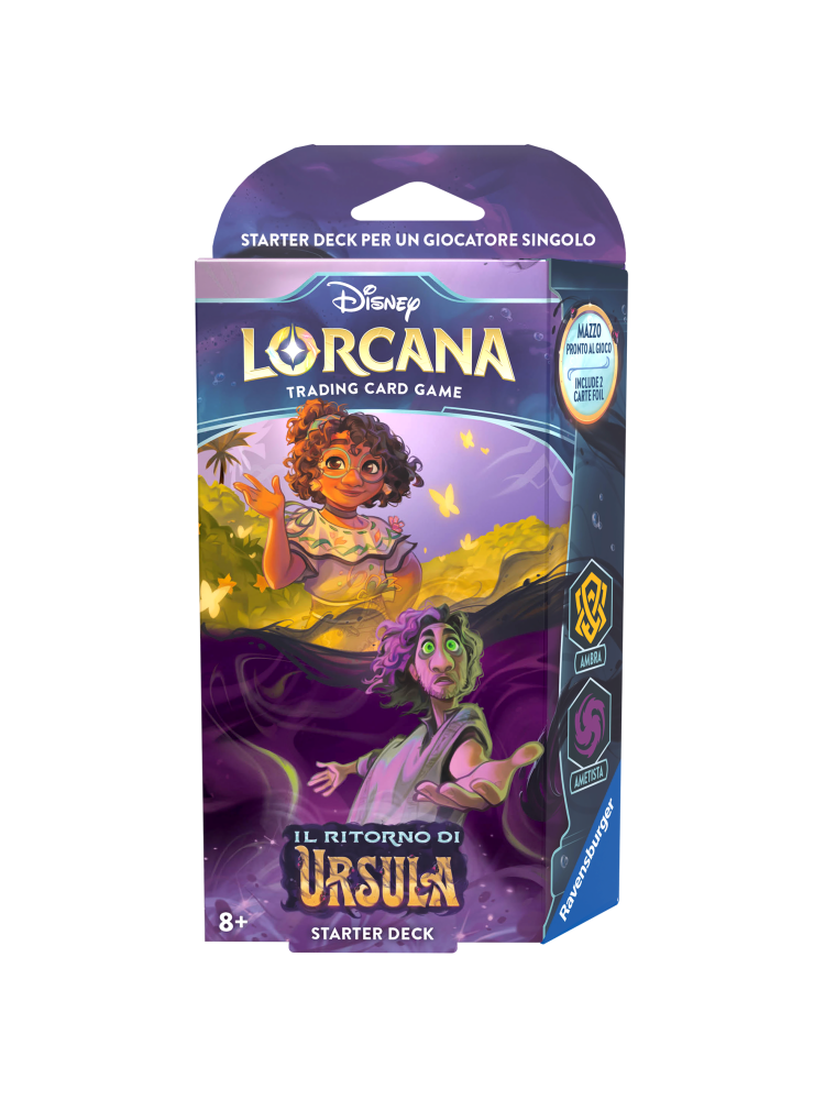 Disney Lorcana Il Ritorno di Ursula Starter Deck Ambra/Ametista (ITA) Ravensburger