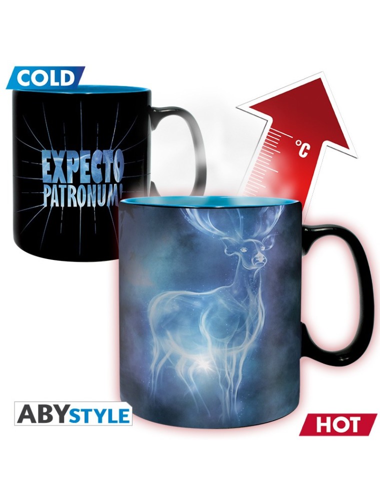 Harry Potter - Tazza Heat Change - 460 Ml - Patronus