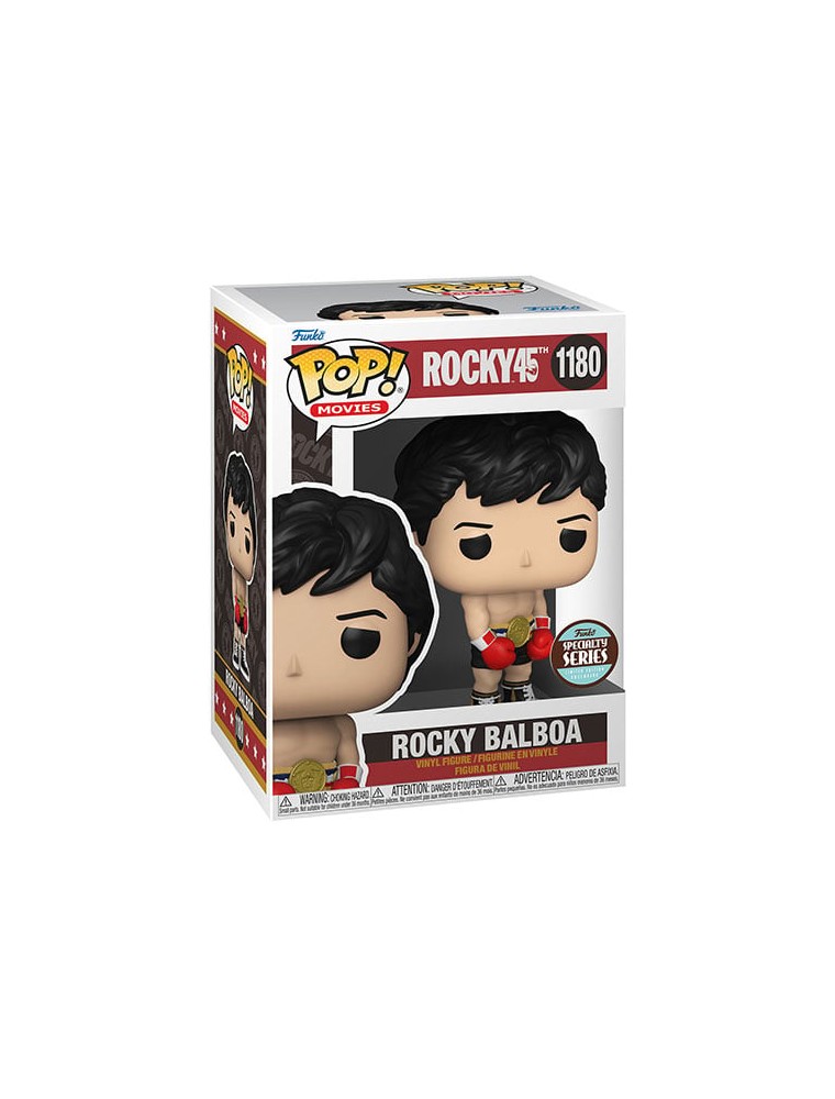 Funko Pop Rocky 45th Rocky W/gold Cintura 1180 Movies - Funko