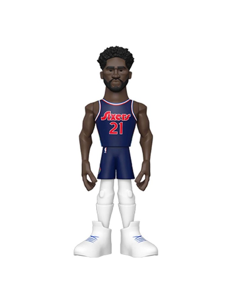 Nba: Sixers Vinil Gold Figura Joel Embiid 13 Cm Chase Funko