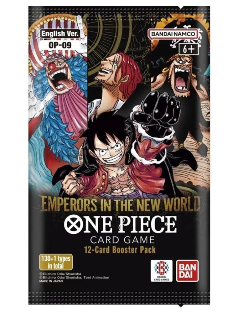 One Piece Card Game The Four Emperors OP09 Busta Da 12 Carte (ENG) Bandai