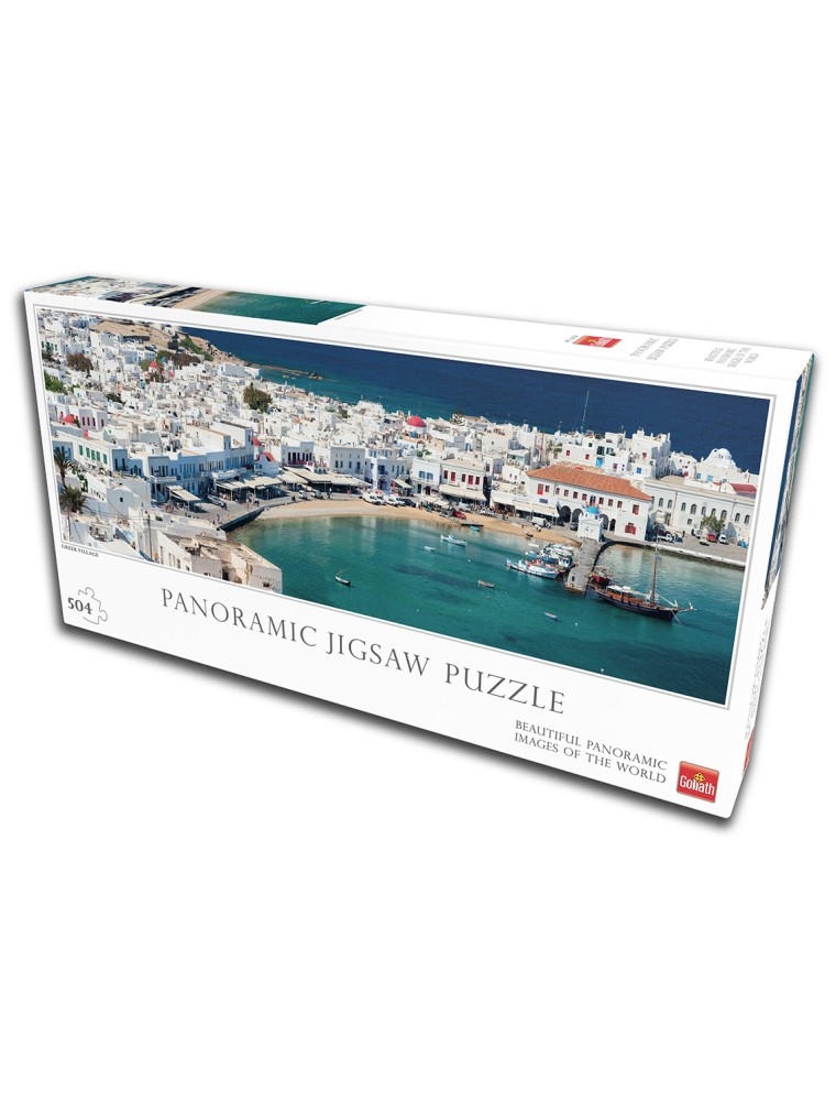 GOLIATH - PANORAMIC JIGSAW 504 PEZZI Villaggio Greco