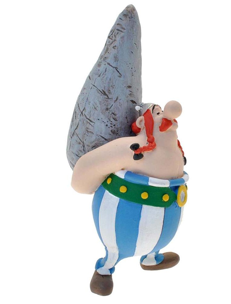 ASTERIX OBELIX WITH MENHIR FIGURE