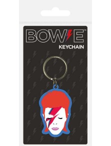 DAVID BOWIE RUBBER KEYCHAIN