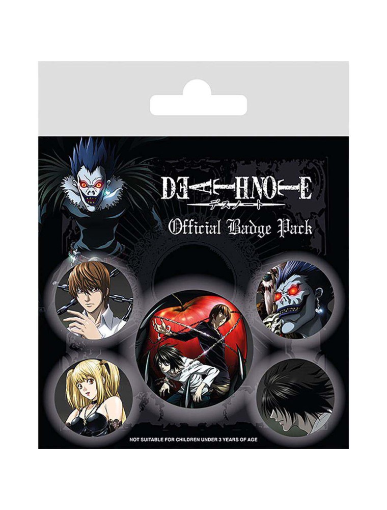 DEATH NOTE BADGE PACK