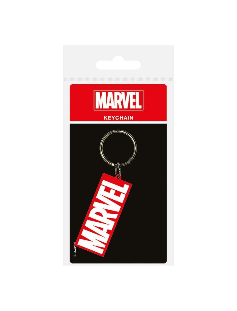 MARVEL LOGO RUBBER KEYCHAIN