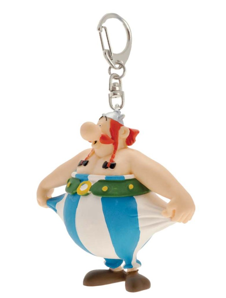 ASTERIX OBELIX STRETCHING PANTS KEYCHAIN