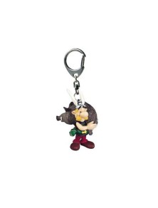 ASTERIX WITH BOAR KEYCHAIN