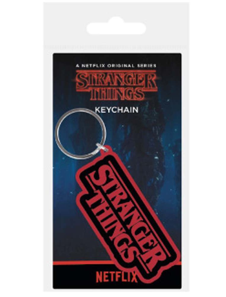 STRANGER THINGS LOGO KEYCHAIN