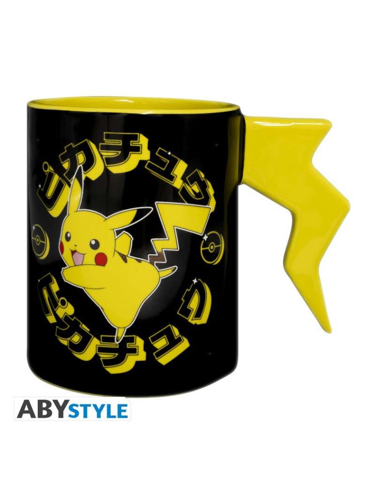 POKEMON PIKACHU LIGHTENING BOLT 3D MUG