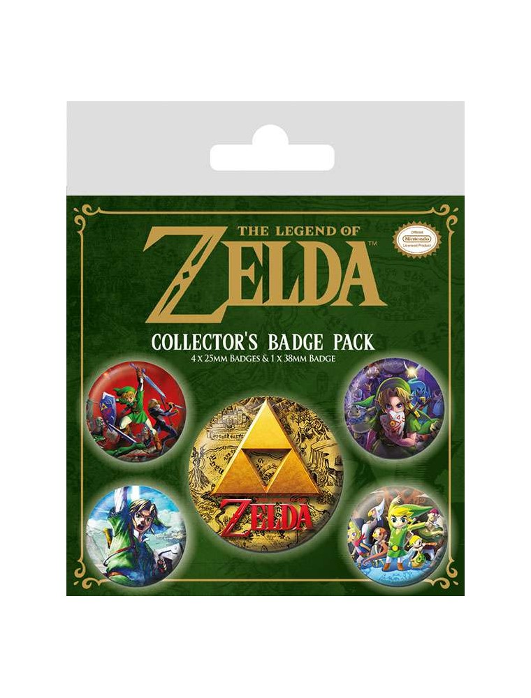 THE LEGEND OF ZELDA (CLASSIC) BADGE PACK