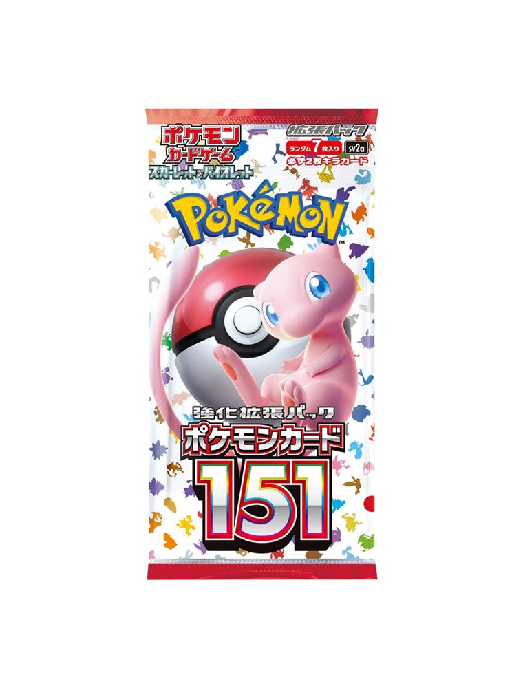 Pokemon Scarlatto e Violetto 151 Booster JAP 1 Busta