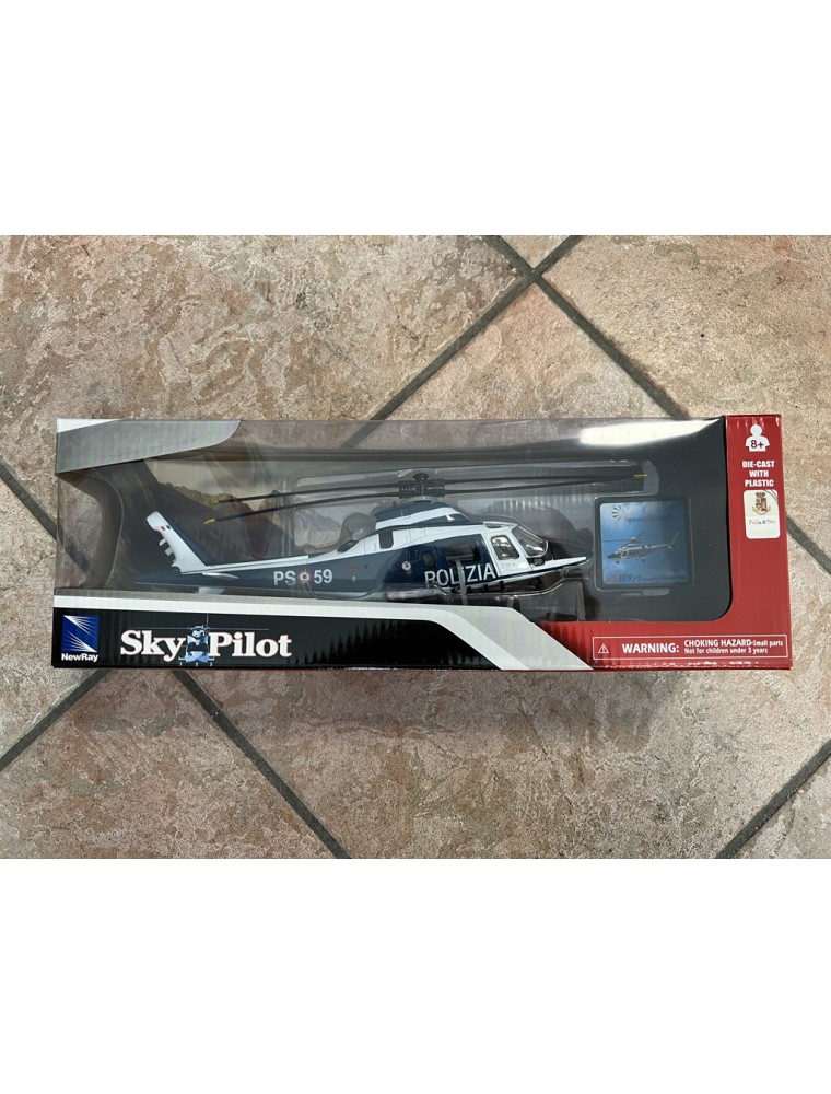 New Ray - Elicottero Agusta Westland Aw109 Polizia 1:43