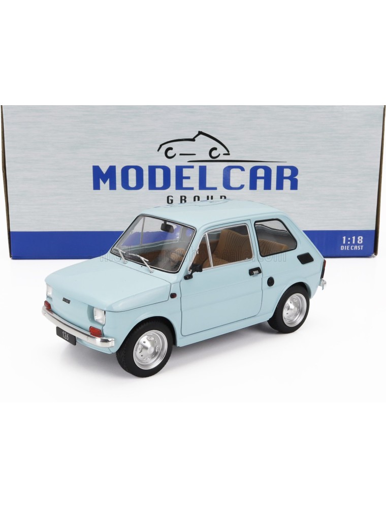 FIAT - 126 1972 - LIGHT BLUE - 1/18