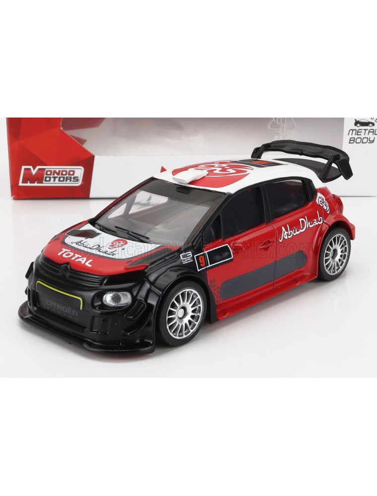 CITROEN - C3 WRC TEAM TOTAL ABU DHABI N 9 RALLY 2017 - RED WHITE - 1/43