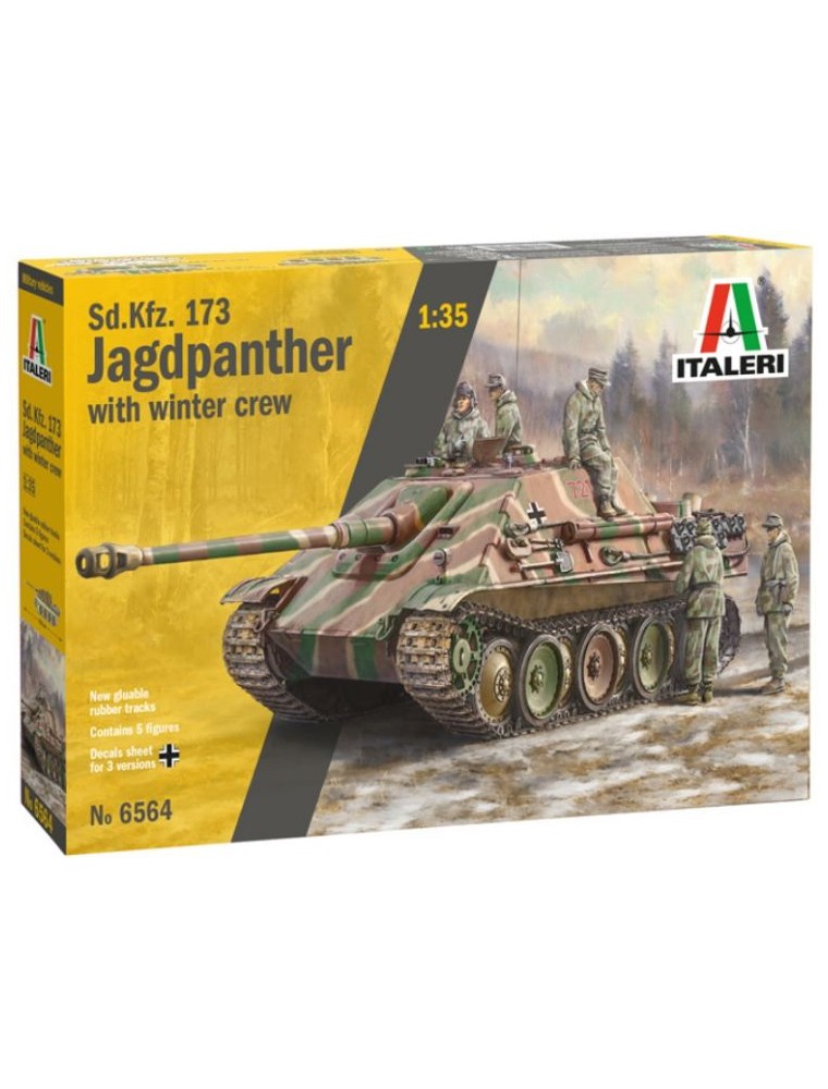 Italeri - SD.KFZ.173 Jagdpanther With Winter 1/35