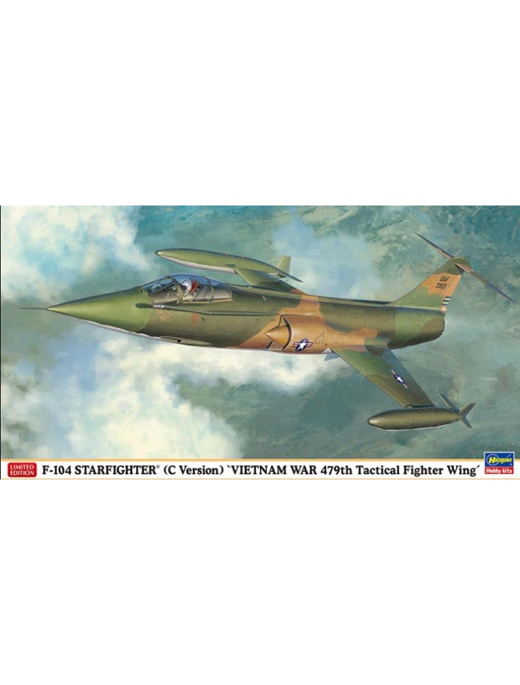 Hasegawa - F-104 Starfighter 1/48 F104 Version C Vietnam War 479th Tactical Fighter