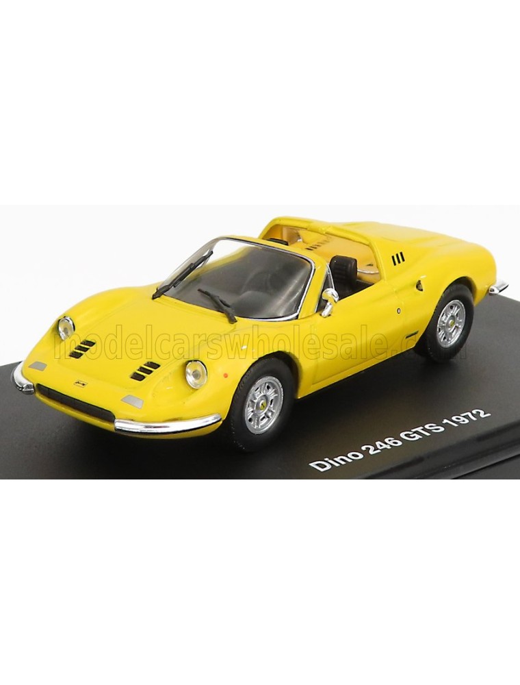 FERRARI - DINO 246 GTS SPIDER 1972 - YELLOW - 1/43